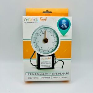 Luggage scale with measure